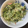 クック1BBY58☆'s cooksnap of when they made 豆苗カニカマきゅうりのめんつゆマヨあえ.