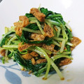 yhlk's cooksnap of when they made 水菜と油揚げの和え物.