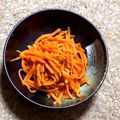 nosso's cooksnap of when they made 人参のきなこあえ 子どものおやつに♪.