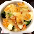 meg;'s cooksnap of when they made ウィンナーとゆで卵のチーズパン粉焼き♪.