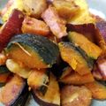 もこもこruru's cooksnap of when they made いもくりかぼちゃ＆ベーコンの酒蒸し.