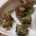 こたろう315's cooksnap of when they made 小松菜チーズの豚巻き☆離乳食完了期幼児食.