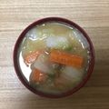かおり♡♡♡'s cooksnap of when they made 人参、白菜、納豆の味噌汁.