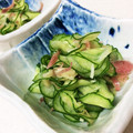 クック4RWBBC☆'s cooksnap of when they made きゅうりと茗荷の酢の物.