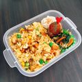 ♡pana♡'s cooksnap of when they made 練り物の醤油炒飯.