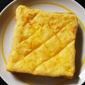 ＊なぁ＊'s cooksnap of when they made ＜甘くてこってりメロンパン風トースト＞.