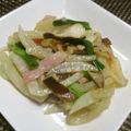 ジョングレ's cooksnap of when they made 大根・椎茸・ハム炒め☆.