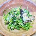 みぽぴぽ's cooksnap of when they made レンジで簡単！サバと豆苗の卵炒め.