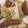 チャばたけ's cooksnap of when they made フォンデュで簡単♪シャウの油揚げピザ.