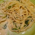あおむしねこ's cooksnap of when they made 【簡単】ツナとほうれん草のクリームパスタ.