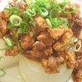 sonop's cooksnap of when they made とりそぼろのふろふき大根.
