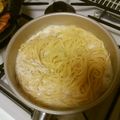 ぎしを's cooksnap of when they made 簡単★鮭フレークで豆乳パスタ.