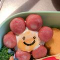 なぁ仔＊'s cooksnap of when they made ウィンナーとうずら卵のお花☆お弁当おかず.