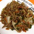 大学生の一人暮らし's cooksnap of when they made memo用−しらたきチャプチェ.