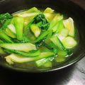 ﾊﾞﾀﾞｷﾞﾆ's cooksnap of when they made チンゲン菜の炒め物☆中華料理店の味.
