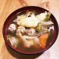 みしゃとる's cooksnap of when they made 簡単＊モッチモチ♡すいとん汁♬.