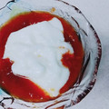 とろけい's cooksnap of when they made 治郎柿で柔らか柿のヨーグルト添え♪.