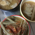 クック9P6O5D☆'s cooksnap of when they made 蓮根とごぼうと人参の味噌汁.