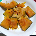 ちゃーきー★'s cooksnap of when they made 炊飯器で煮物（かぼちゃ）.