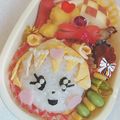 りぇぴょん's cooksnap of when they made プリキュア はぐたん弁当 キャラ弁.