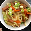 みりちゃん♪'s cooksnap of when they made めんつゆで簡単おいしい焼きうどん★.