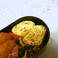 龍青空ママ's cooksnap of when they made ✿ザーサイ入りの卵焼き✿.