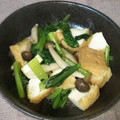 ＊coron＊'s cooksnap of when they made 小松菜と厚揚げの♪きのこ炒め.