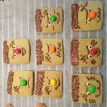 クック2TE314☆'s cooksnap of when they made ハロウィンデコ★フランケン抹茶クッキー。.