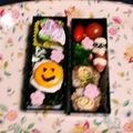 minmo2✳️2's cooksnap of when they made 秋のロコモコ弁当☆ハロウィンキャラ弁.