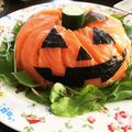★★ポチポチ★★'s cooksnap of when they made ハロウィンのカンタンケーキすし.