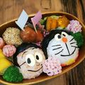 にこちゃん12144's cooksnap of when they made 宝島クッキング　ドラえもん＆のび太弁当.