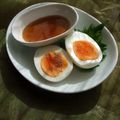 kumaneko7's cooksnap of when they made アジアンなゆで卵.