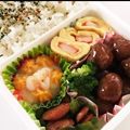 ☆やまや☆'s cooksnap of when they made 卵1個で甘いカニカマ入卵焼き♪お弁当にも.