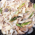 s＊n's cooksnap of when they made アスパラと豚肉のマヨ炒め.