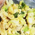 桃のゴンザレス's cooksnap of when they made ご飯がススム！キャベツと鶏と卵の簡単炒め.