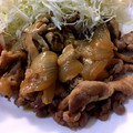 らぶかな's cooksnap of when they made 豚肉と玉ねぎのオイマヨ炒め.