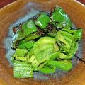 クックVOY1Q3☆'s cooksnap of when they made ピーマンと塩昆布の胡麻油炒め.