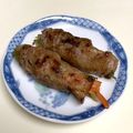 キョーマキ's cooksnap of when they made 塩麹☆キャベツと人参の豚肉巻き生姜焼き♪.