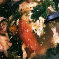 ムッぴょん's cooksnap of when they made ほうれん草のトマたまスープ.