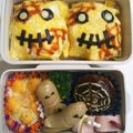 クックO5XQ3N☆'s cooksnap of when they made ハロウィン♬オムライス弁当.