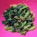 Hamachi_'s cooksnap of when they made めんつゆで簡単！小松菜のごまあえ.