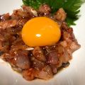 oべべo's cooksnap of when they made 韓国風アジのなめろう（アジのユッケ）.