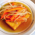 ぱんだ170071's cooksnap of when they made 厚揚げとモヤシ・ひき肉の甘酸あんかけ.