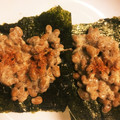 ＊にょにょん＊'s cooksnap of when they made 海苔と納豆のみ！超お手軽おつまみ.