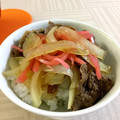 ぶす丸's cooksnap of when they made 牛丼～お肉やわらかく仕上げる.