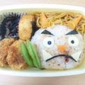 かわ☆ちゃん's cooksnap of when they made キャラ弁～節分～おにと豆まき弁当♪.