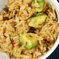 amarala's cooksnap of when they made ☺アボカドと塩昆布の炊き込みご飯☺.