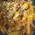 あさじふ's cooksnap of when they made 豚こまとじゃがいもの辛みそ炒め.