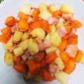 Suzuchang's cooksnap of when they made じゃがいも人参ベーコン炒め.