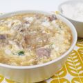 saoomin's cooksnap of when they made もやしと玉ねぎのすき焼き風〜卵とろん.